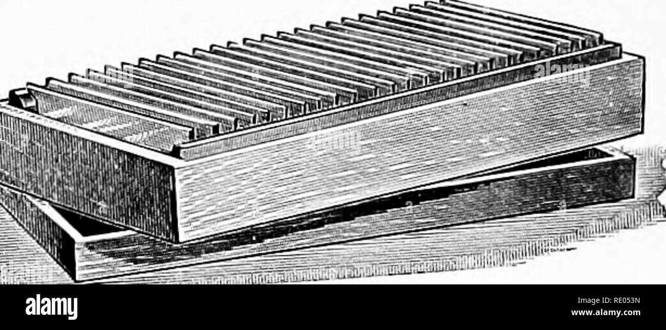 Das Mikroskop; eine Einführung in die mikroskopische Methoden und  Histologie. Mikroskope. iSg VORBEREITUNG DER REAGENZIEN CH. Vii. Abb. 167.  Slide Box für 25 spezi-mens. Diese sind billig und bequem und kann