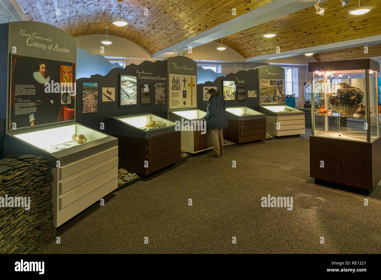 Kolonie von Avalon Museum, Neufundland. Stockfoto