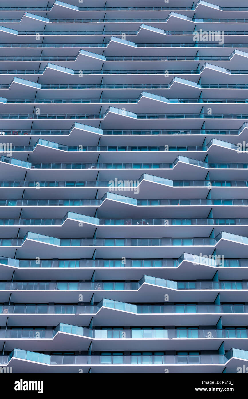 SLS Brickell Hotel & Residence auf S Miami Avenue in Downtown Miami, Florida Stockfoto