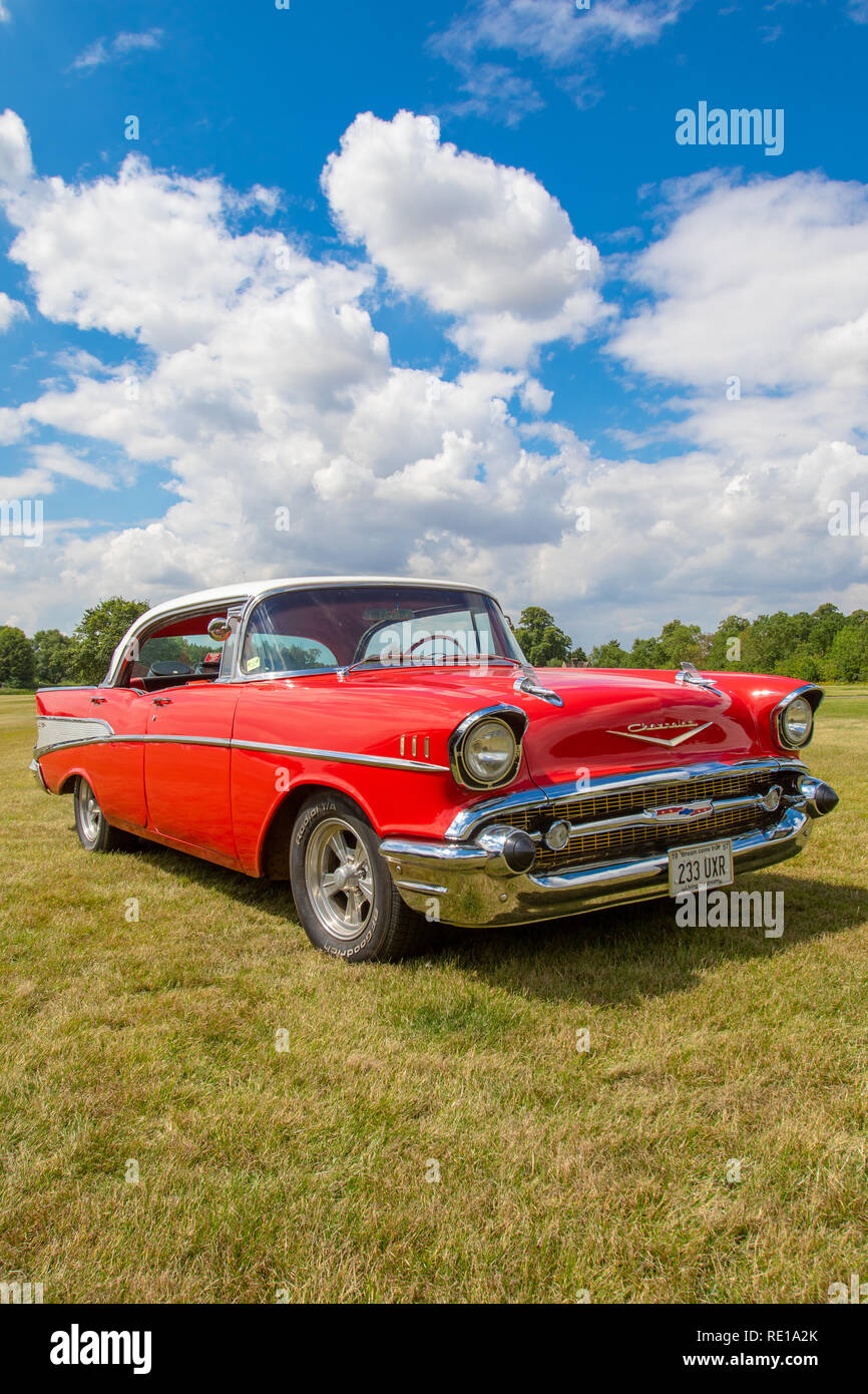 1957 Chevrolet Bel Air Coupé Stockfoto