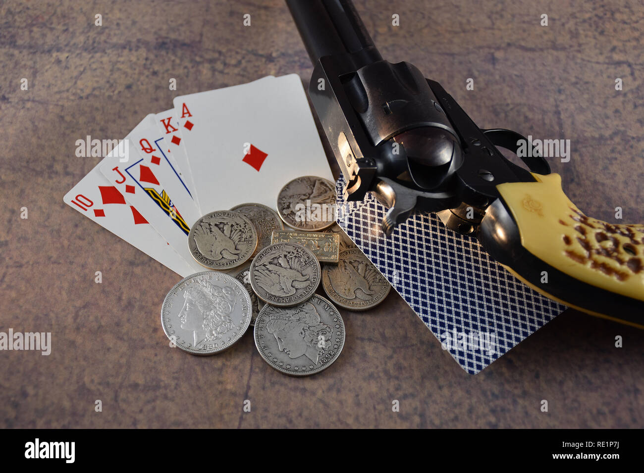 Royal Flush Stockfoto