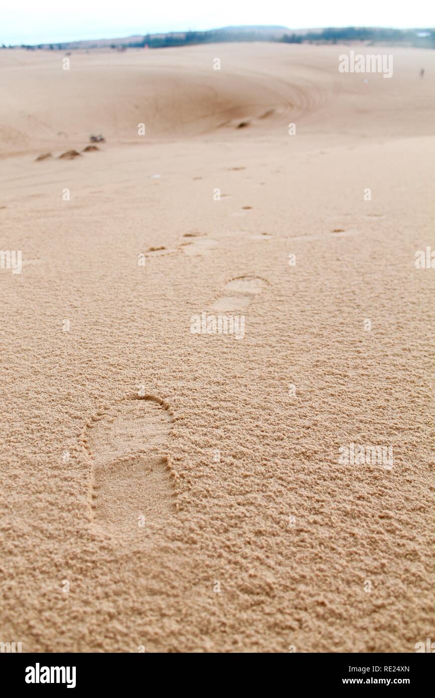 Mui Ne sand Vietnam Stockfoto