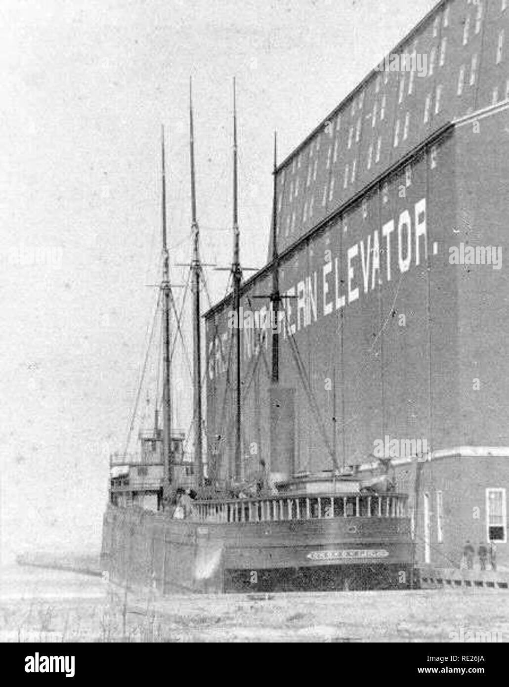 Die onoko am Great Northern Elevator in Superior, Wisconsin Stockfoto