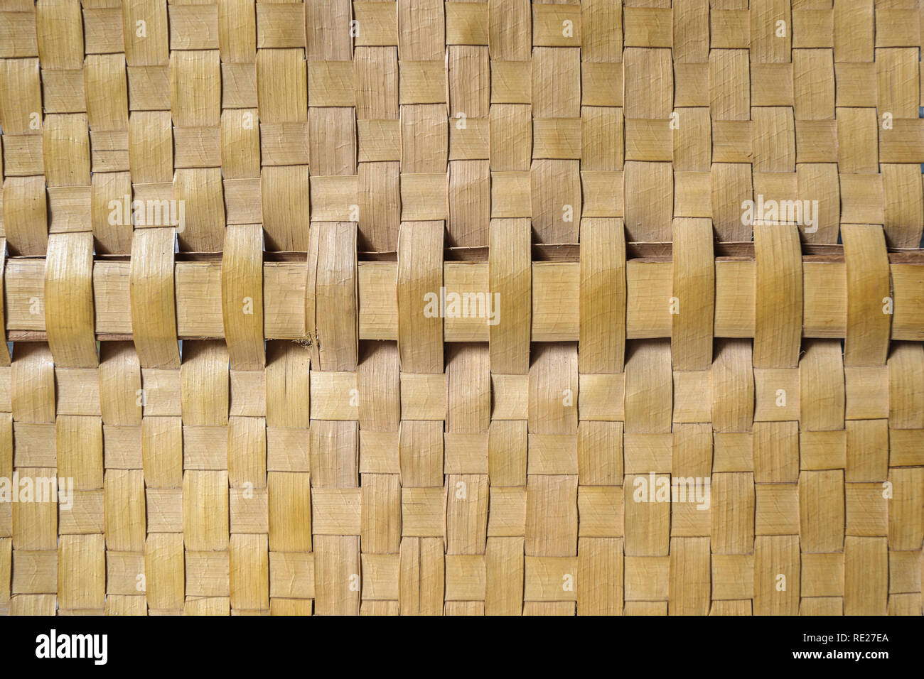 Details der Textur einer hand made Ventilator Stockfoto
