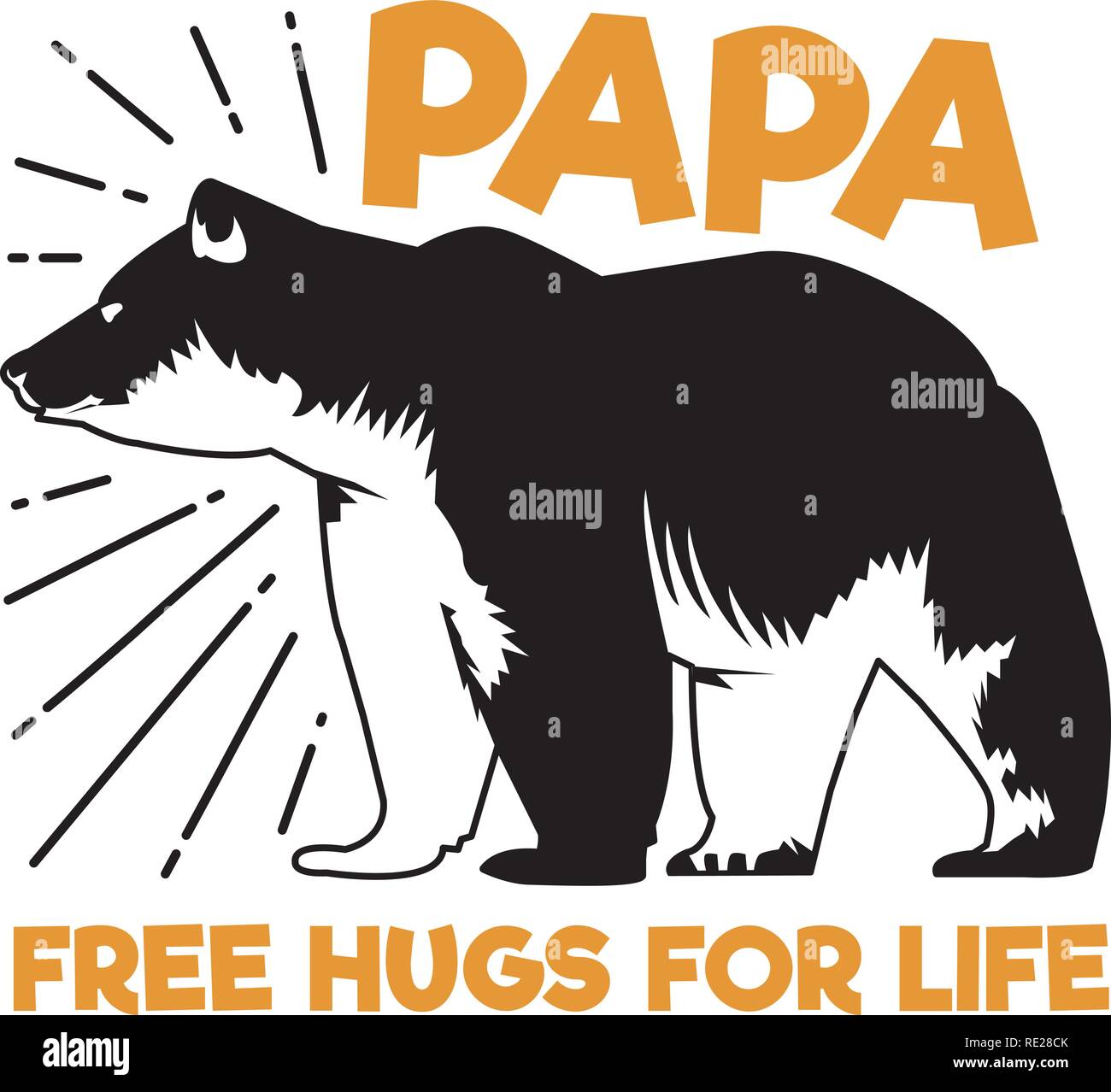 Vater Tag Zitieren und Sagen. Am besten für Print Design wie Kleidung, T-Shirt, und andere Stock Vektor