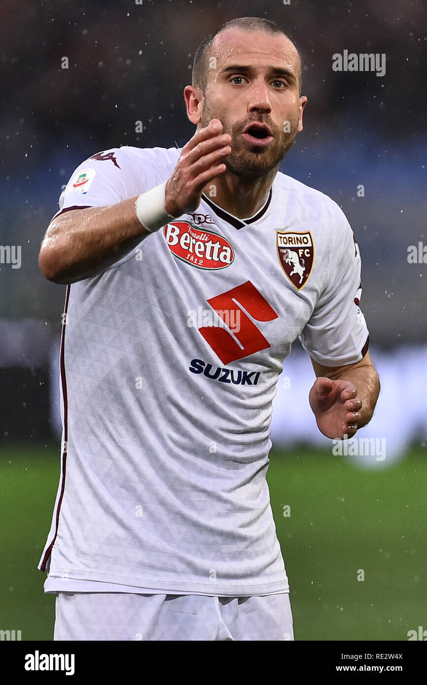 Rom, Italien. Jan, 2019 19. Serie A Fussball Rom vs Turin, Rom, Italien, 19. Jan 2019 Credit: Unabhängige Fotoagentur/Alamy leben Nachrichten Stockfoto