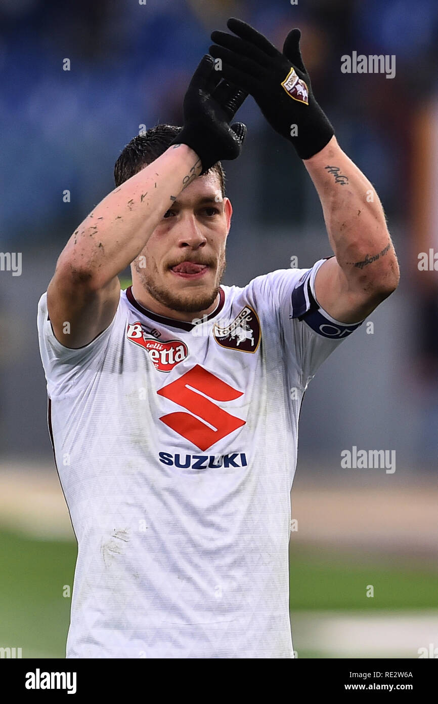 Rom, Italien. Jan, 2019 19. Serie A Fussball Rom vs Turin, Rom, Italien, 19. Jan 2019 Credit: Unabhängige Fotoagentur/Alamy leben Nachrichten Stockfoto