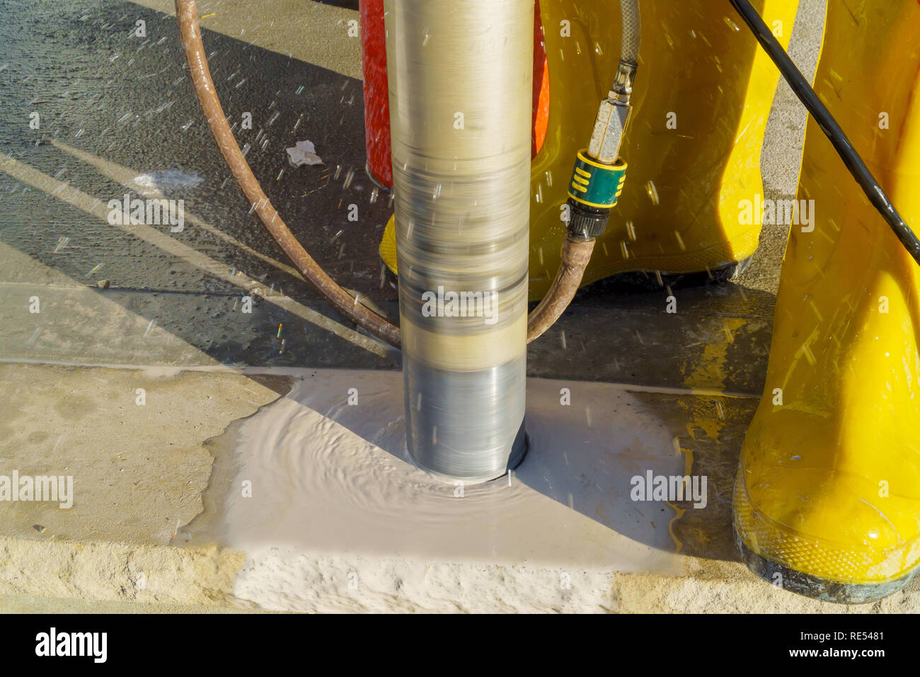 Betonbohren -Fotos und -Bildmaterial in hoher Auflösung – Alamy