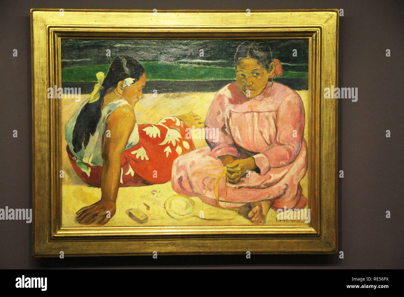 Tahitische Frauen Am Strand 1891 Stockfotos Und Bilder Kaufen Alamy