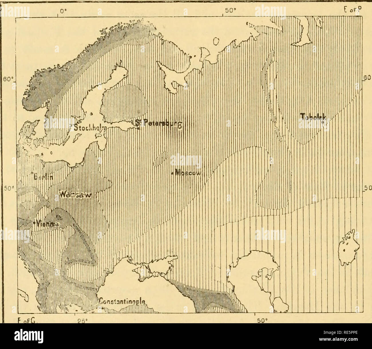 . Die Erde und ihre Bewohner... Geographie. 188 RUSSLAND IX EUROPA. Kurs unten streura, wurden häufig feindlichen Invasionen verhaftet, und überprüft die friedliche Verfolgungen der Handelskammer von Bank zu Bank, während Verkehr leicht an von Becken zu Becken durchgeführt wurde. Die Quellen der meisten Flüsse, der Wolga enthalten, sind in einem riesigen Labyrinth von Gewässern verwickelt, und durch die sumpfigen Flächen schiffbar durch Boote in der regnerischen Jahreszeiten verbunden. Durch die nvimerous Zuflüsse von allen wichtigen Streams, fast ununterbrochene Wasserversorgung Autobahnen kann von Meer zu Meer gewonnen werden, und Peter der Große war in der Lage, eine Route zu öffnen für Stockfoto