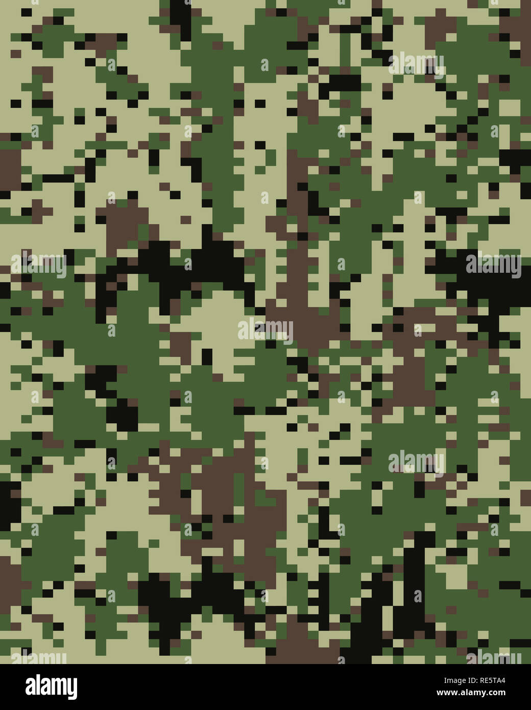 Digitale Modische Tarnmuster Militarische Drucken Nahtlose Abbildung Tapeten Stockfotografie Alamy