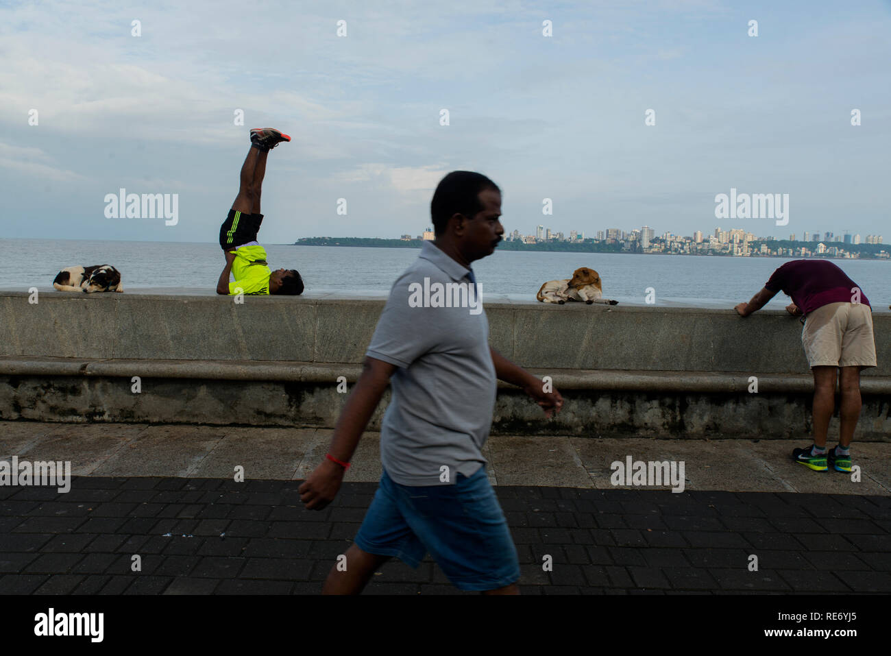 Das tägliche Leben in Mumbai Stockfoto