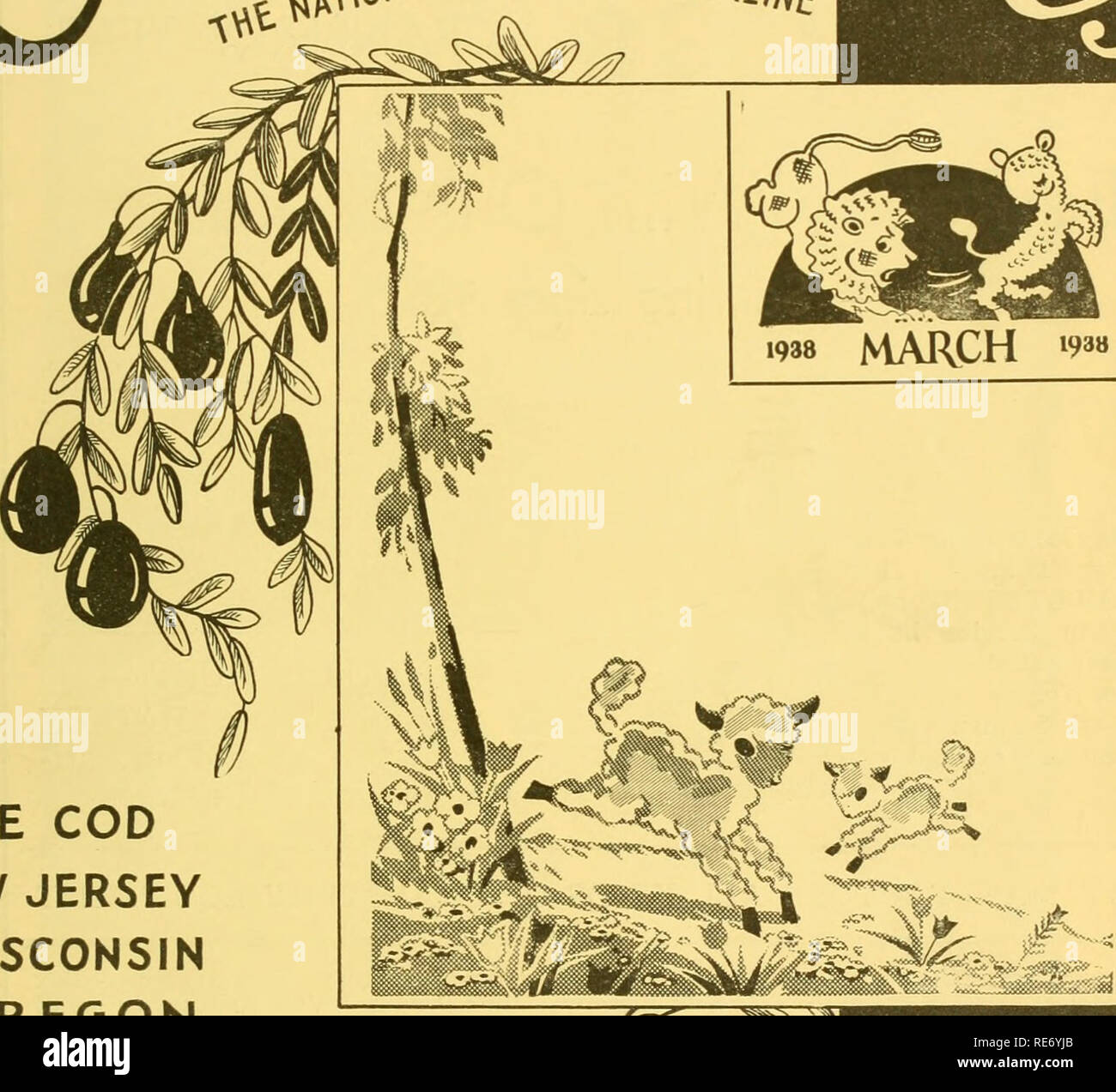 . Preiselbeeren;: die nationalen cranberry Magazin. Preiselbeeren. ^^ 0 Ul 6 mERRyMA AZlNE. Ich?E COD EW JERSEY WISCONSIN OREGON WASHINGTON 19 3 8 20 C. Bitte beachten Sie, dass diese Bilder sind von der gescannten Seite Bilder, die digital für die Lesbarkeit verbessert haben mögen - Färbung und Aussehen dieser Abbildungen können nicht perfekt dem Original ähneln. extrahiert. Portland, CT [etc. ]: Taylor Pub. Co [etc. ] Stockfoto