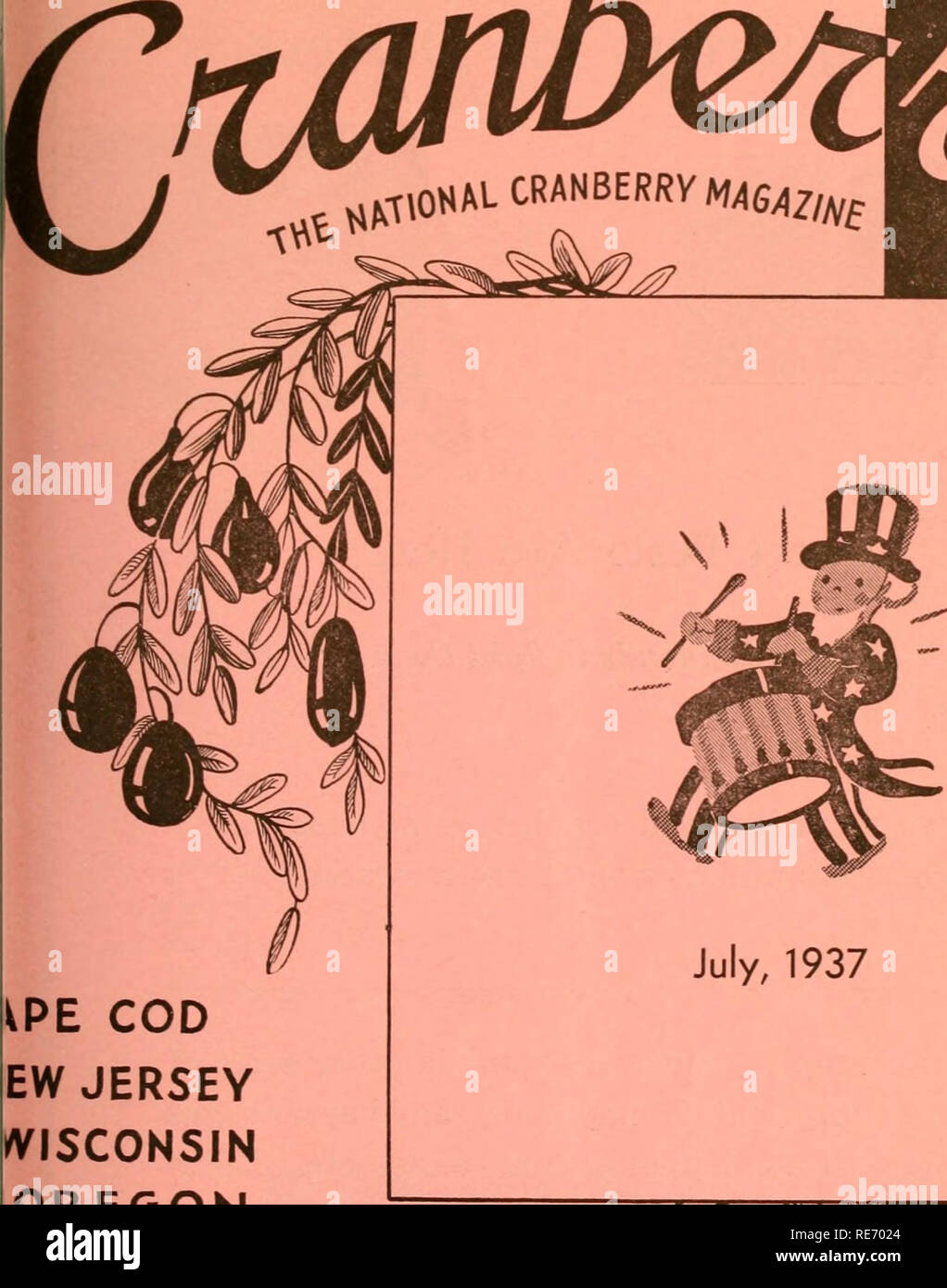 . Preiselbeeren;: die nationalen cranberry Magazin. Preiselbeeren. Präsentation einer 5.000.000 $. Ein Jahr der Industrie. ^- CRANBERRY MA6 AZiN £ Ich?E COD EW JERSEY WISCONSIN OREGON WASHINGTON 20 C. Bitte beachten Sie, dass diese Bilder sind von der gescannten Seite Bilder, die digital für die Lesbarkeit verbessert haben mögen - Färbung und Aussehen dieser Abbildungen können nicht perfekt dem Original ähneln. extrahiert. Portland, CT [etc. ]: Taylor Pub. Co [etc. ] Stockfoto