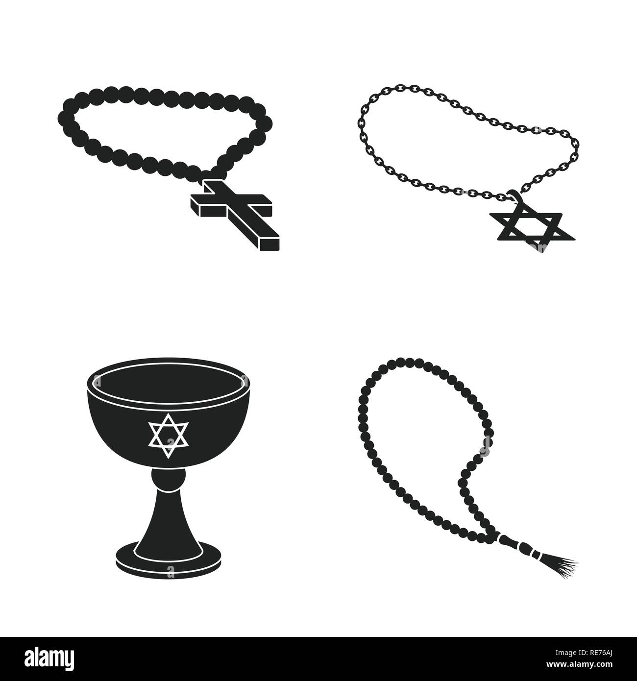 Kreuz, Schüssel, Rosenkranz, mittelalterliche, Farbe, Raupe, Kruzifix, leer, Katholische, Vintage, Essen, Halskette, reich verzierte, Container, Glaube, Kunst, glänzend, Symbol, Perlen, Tattoo, Suppe, Celtic, Religion, islamischen, Ornament, Christian, arabische, muslimische, Reihen, Rahmen, Kerze, Attribut, Gold, Silber, Design, Dekoration, Set, Vector, Icon, Illustration, isoliert, Sammlung, Element, Grafik, Zeichen, Schwarz, einfachen Vektor Vektoren, Stock Vektor