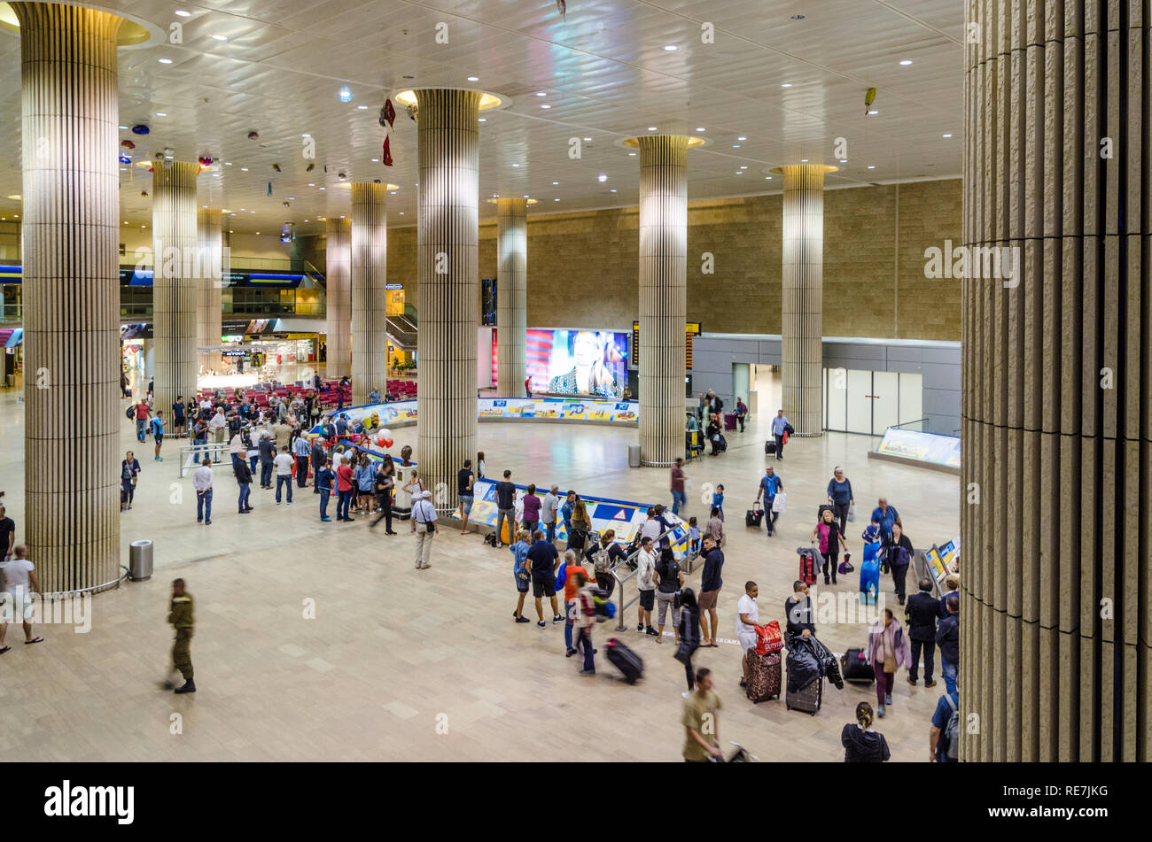Tel Aviv Flughafen (Ben Gurion), Israel Stockfoto