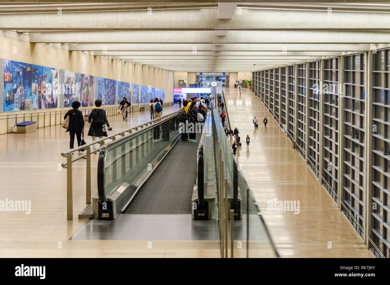 Tel Aviv Flughafen (Ben Gurion), Israel Stockfoto