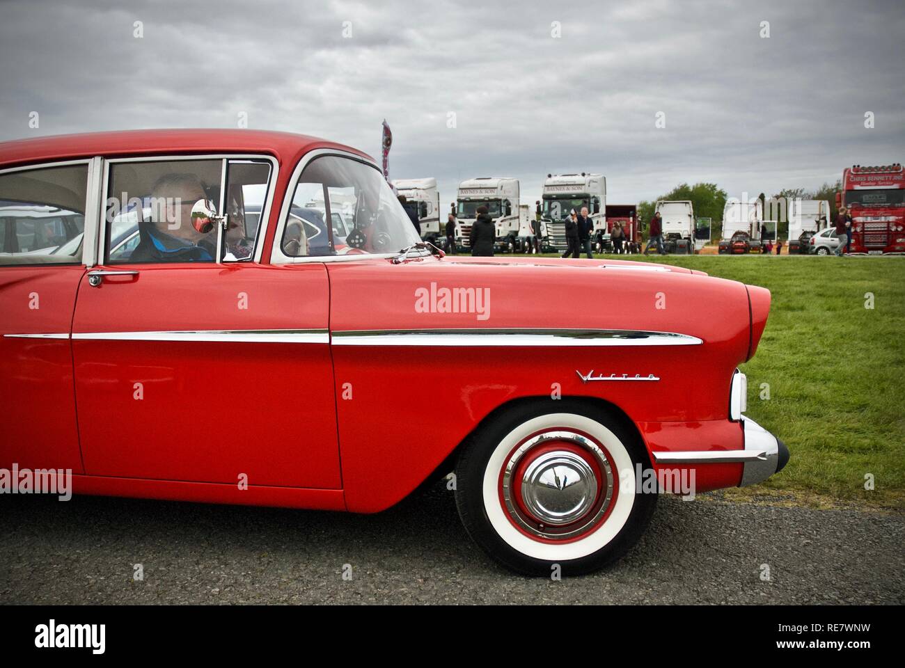 Ein Vauxhall Victor an der Anglesey Oldtimer Rallye, Anglesey, North Wales, UK, Mai 2015 Stockfoto