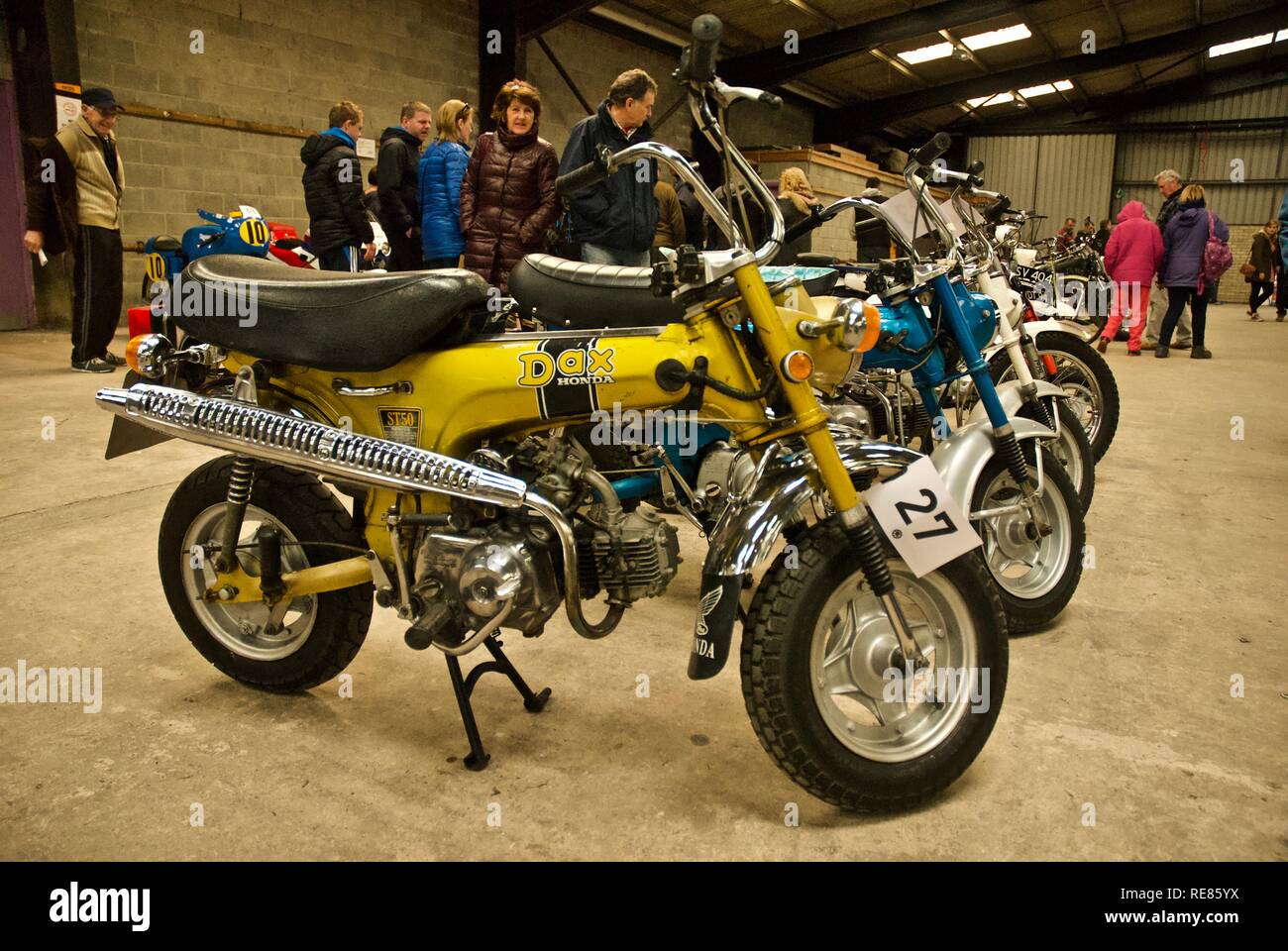 Honda ST 50 Dax monkey Fahrrad an der Oldtimer Rallye Mai 2010 Anglesey ANGLESEY Wales UK Stockfoto