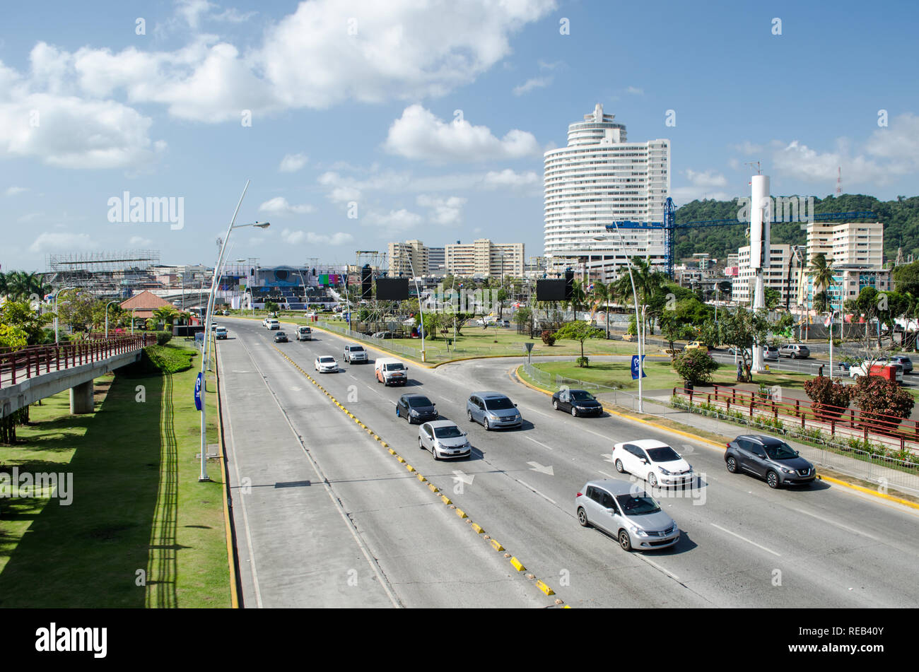 'Campo Santa María la Antigua", eines der Wahrzeichen während des Weltjugendtages Panama 2019 Stockfoto