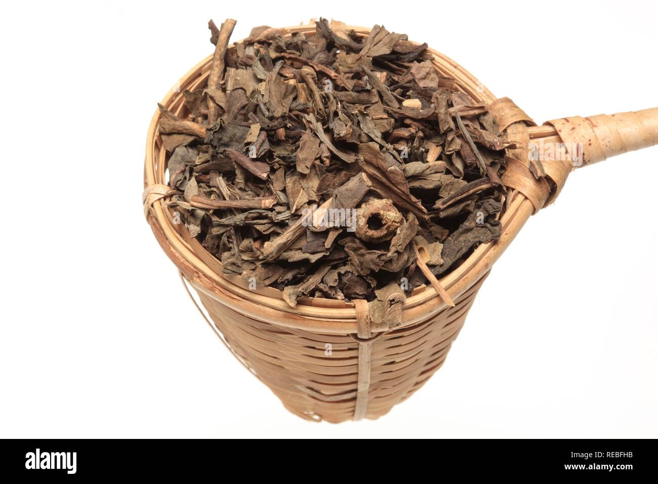 Getrocknete Kraut der Heilpflanze Pei Lan (eupatorium Undulata) Stockfoto