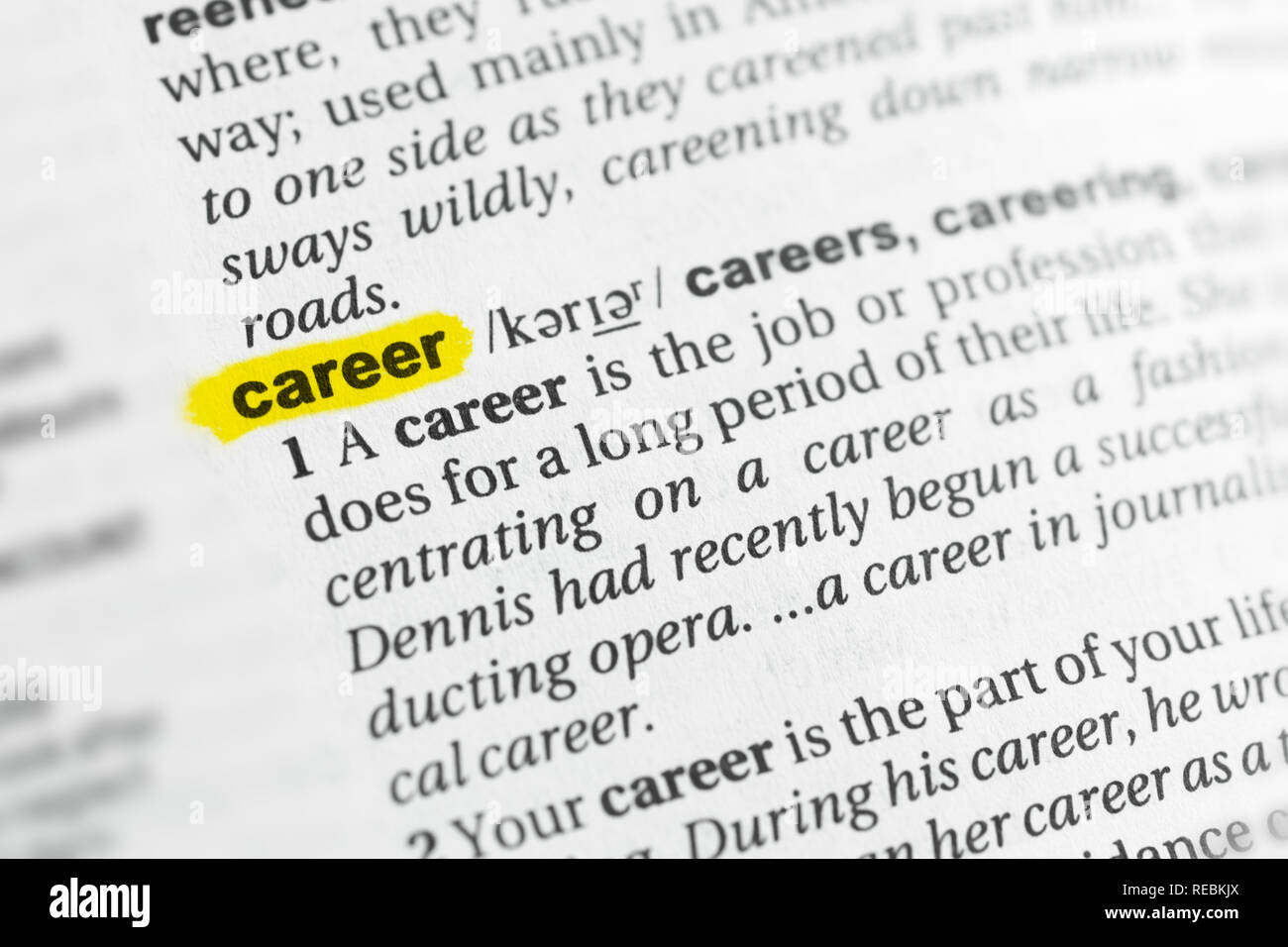 English Translation Of Karriere