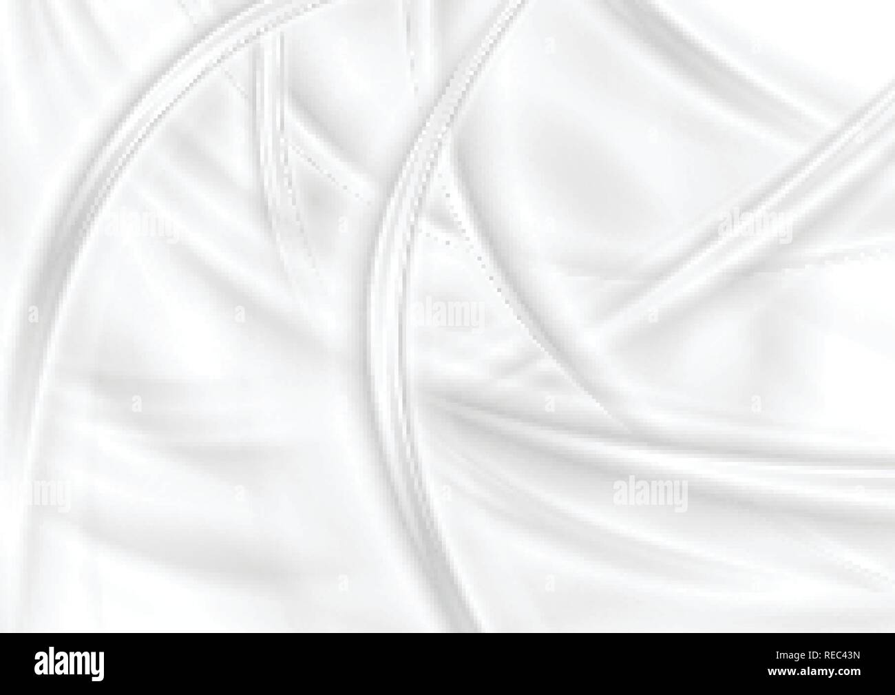 Abstrakte graue und weiße wellige Muster Hintergrund. Vektor Design Stock Vektor