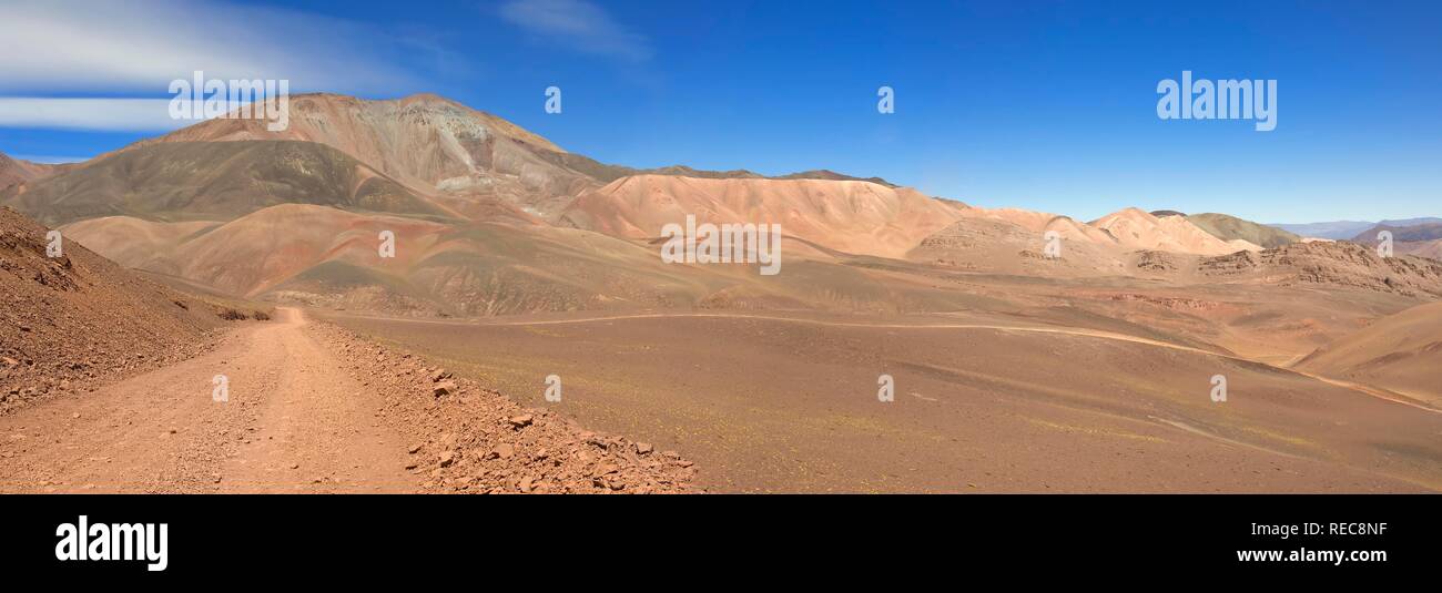 Reserva Provincial Las Vicuñas und Laguna Brava, hohen Anden, La Rioja Provinz, Argentinien Stockfoto