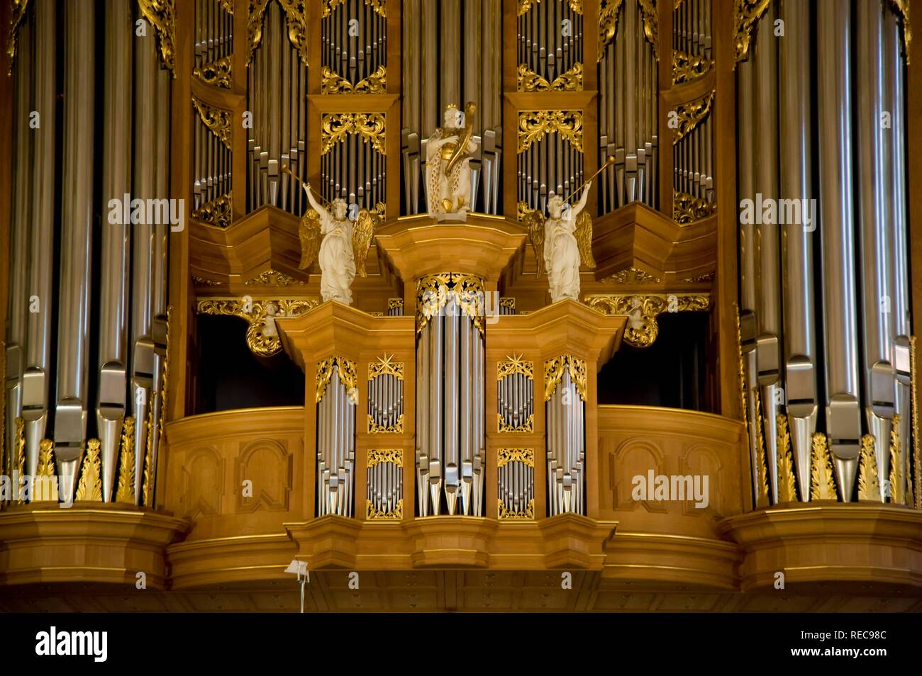 Arp-schnitger-Orgel in St. Jacobi Kirche, Hamburg Stockfoto