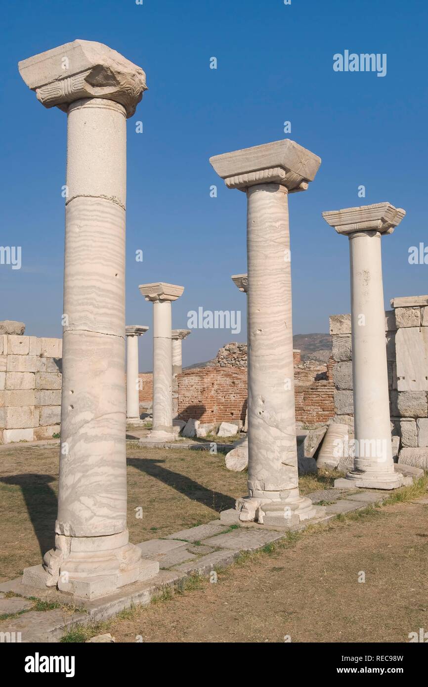 Basilika Saint-John, Selçuk, Ephesus, Türkei Stockfoto
