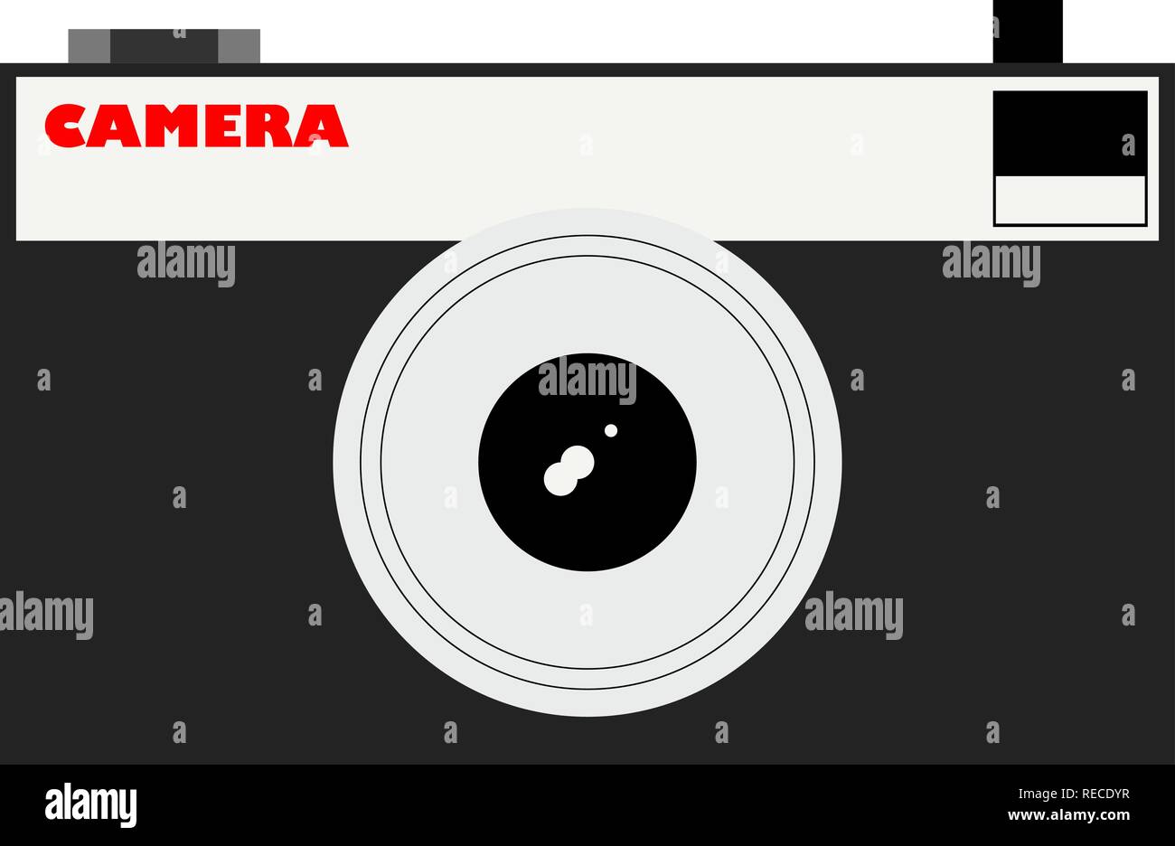 Alte Filmkamera. Vector Illustration Stock Vektor Alte Filmkamera. Vector Illustration Stock Vektor