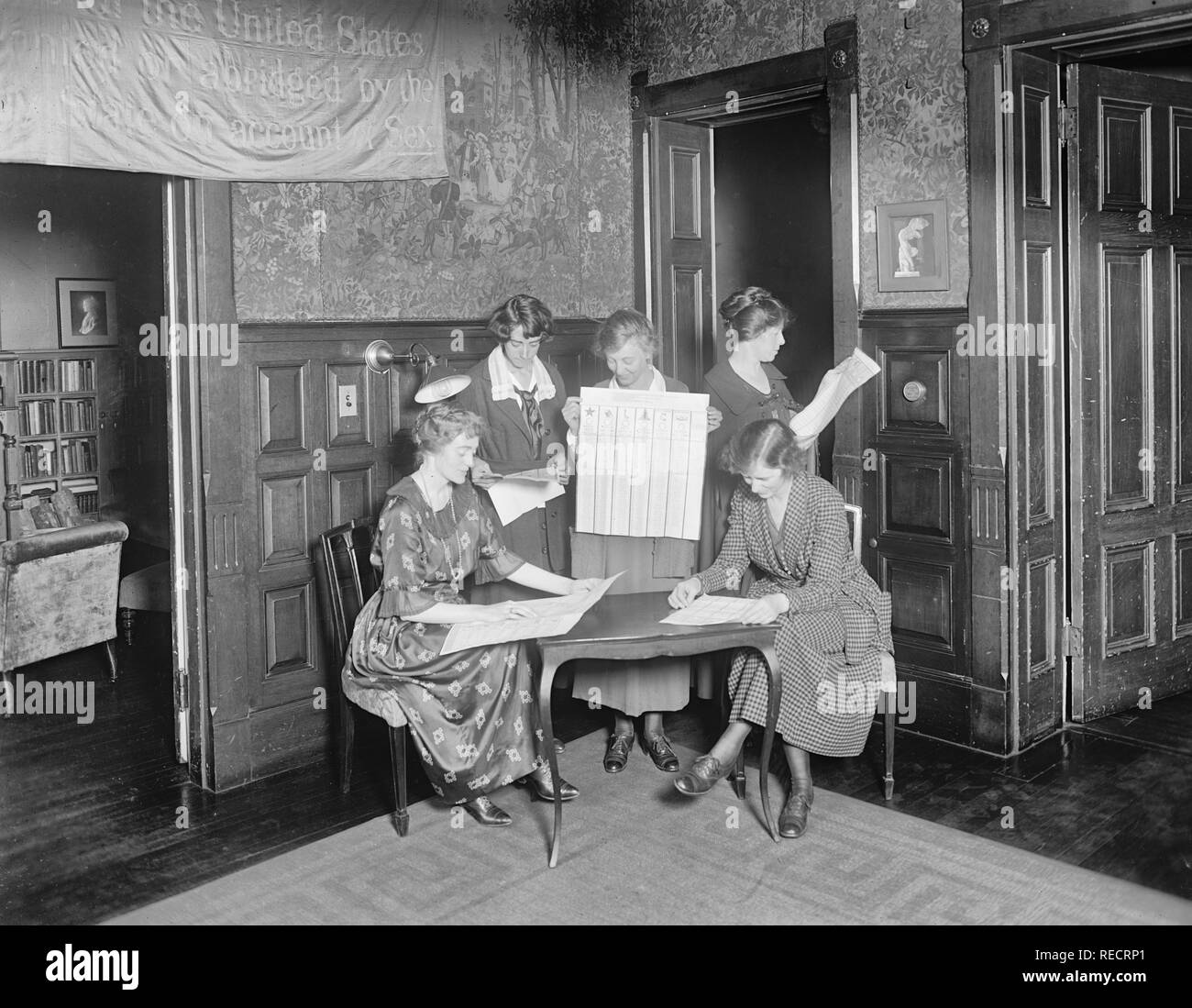 Suffragetten Abstimmung, ca. 1920 Stockfoto