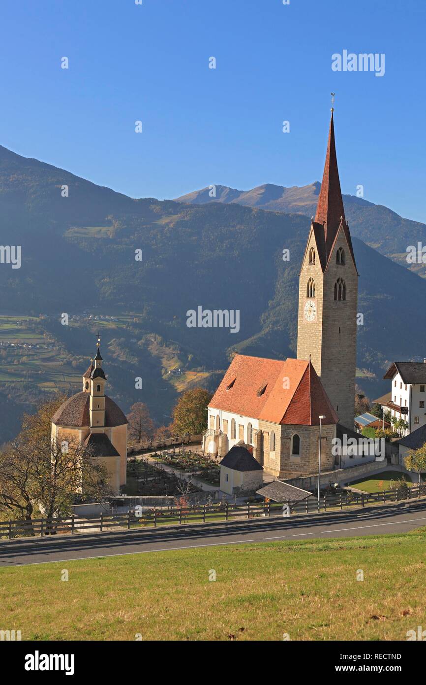 St. Andrae in der Nähe von Brixen, Südtirol, Italien, Europa Stockfoto