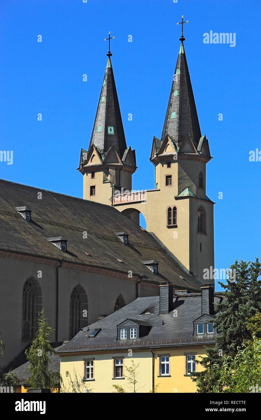 Michaeliskirche in der Stadt Hof, Franken, Bayern Stockfoto