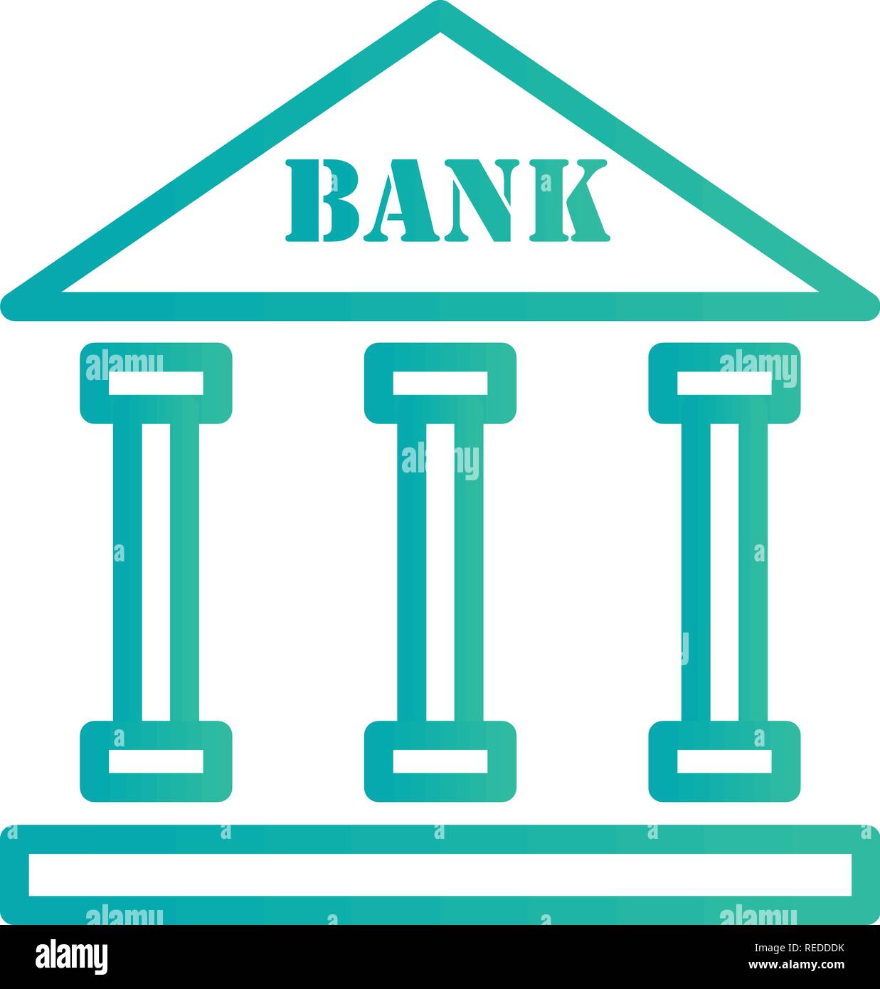 Bank Vektor Icon Zeichen Symbol Vektor Illustration für den privaten und  gewerblichen Gebrauch... Reinigen Sie trendige Symbol Stock-Vektorgrafik -  Alamy