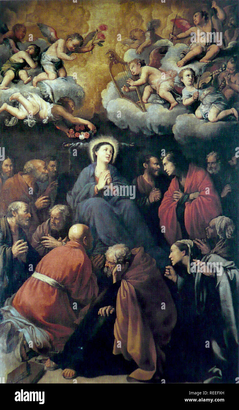 Der Tod der Jungfrau von Carlo Saraceni, Stockfoto