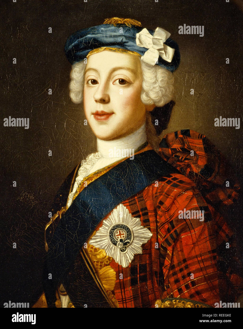 Bonnie Prince Charlie, Prinz Charles Edward Stuart, 1720 - 1788. Bonnie Prince Charlie Stockfoto