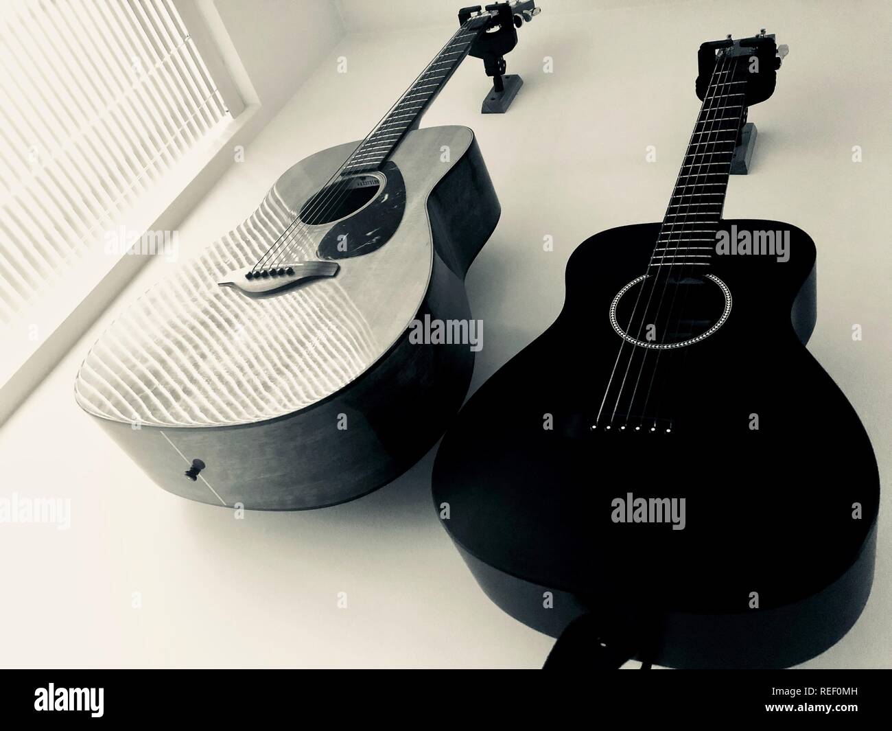 BW Gitarren Stockfoto