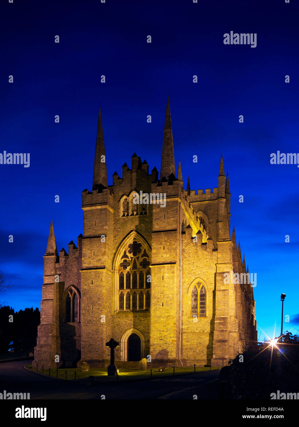 Downpatrick Kathedrale, Co. Down, Nordirland Stockfoto
