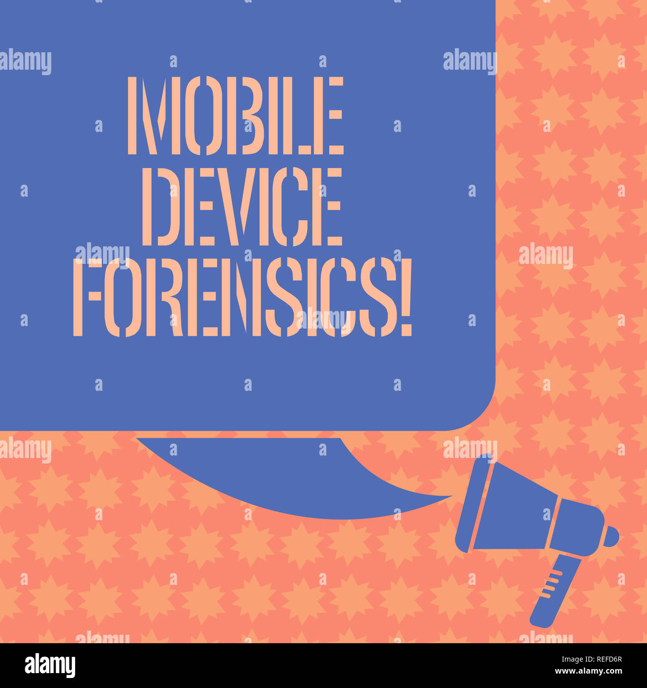 Schreiben Hinweis Übersicht Mobile Device Forensics. Business Foto präsentiert elektronische Datenerfassung für rechtliche Hinweise verwenden Sie Farbe Silhouette von leeren Squ Stockfoto