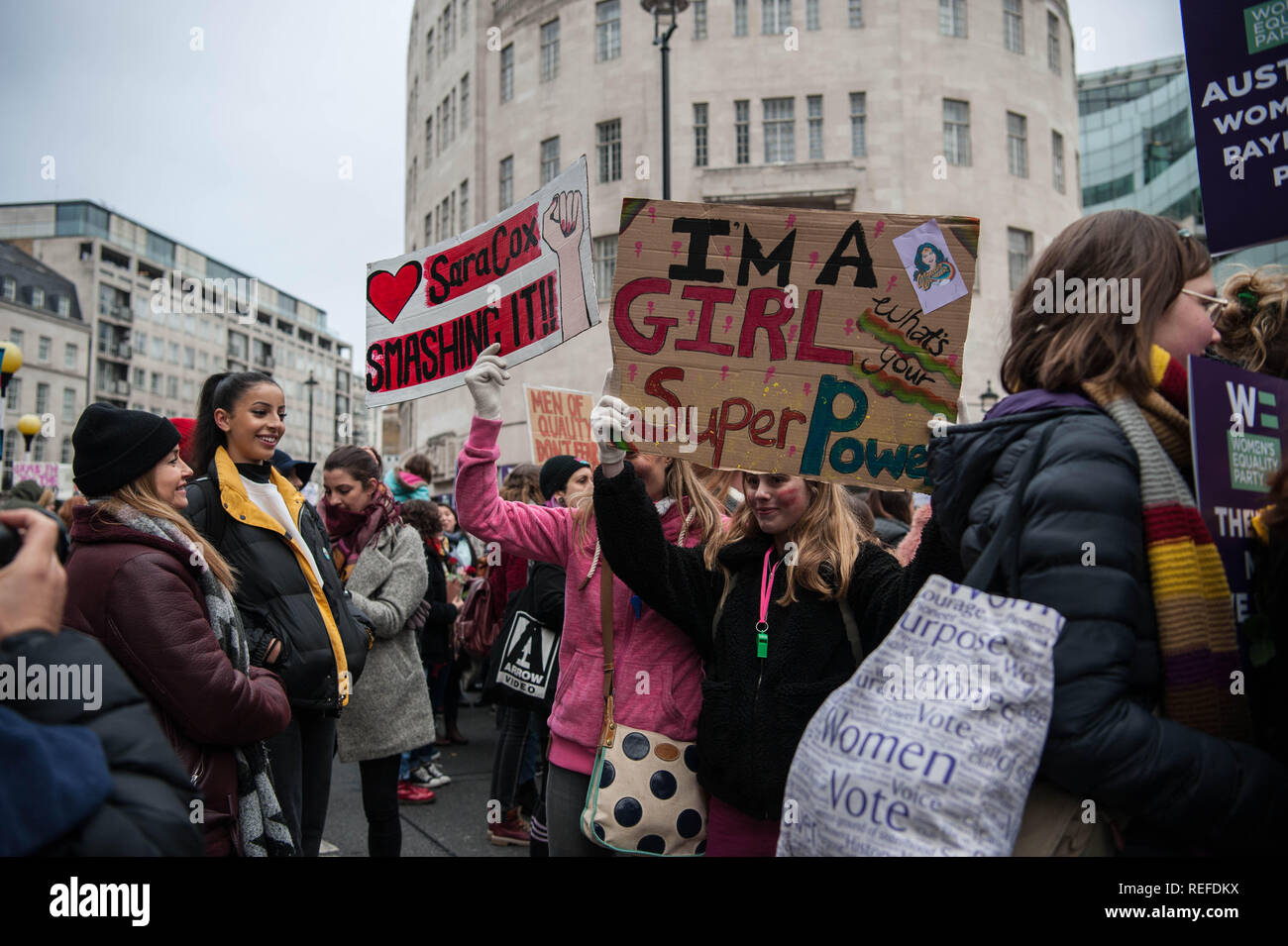 London, Großbritannien. Januar 2019. Eine jährliche Tradition, die seit ihrer Gründung im Jahr 2017 zu einem bedeutenden globalen Ereignis geworden ist. Stockfoto