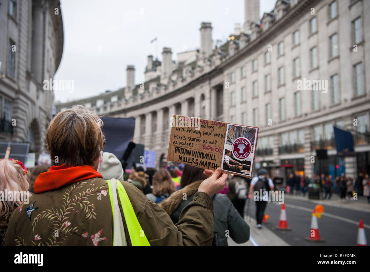 London, Großbritannien. Januar 2019. Eine jährliche Tradition, die seit ihrer Gründung im Jahr 2017 zu einem bedeutenden globalen Ereignis geworden ist. Stockfoto