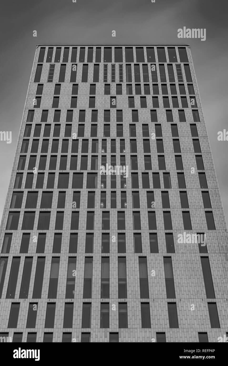 Malmö, Schweden - 05 Januar, 2019: Die neuen Bausteine Malmö Live, die aus Apartments, Hotels, Kongress- und Konzerthalle hinter der Welt m Stockfoto