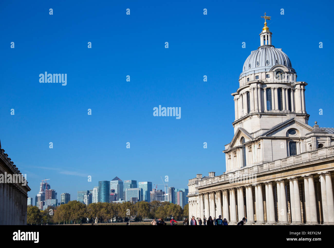 Old Royal Naval College in Greenwich, London Stockfoto