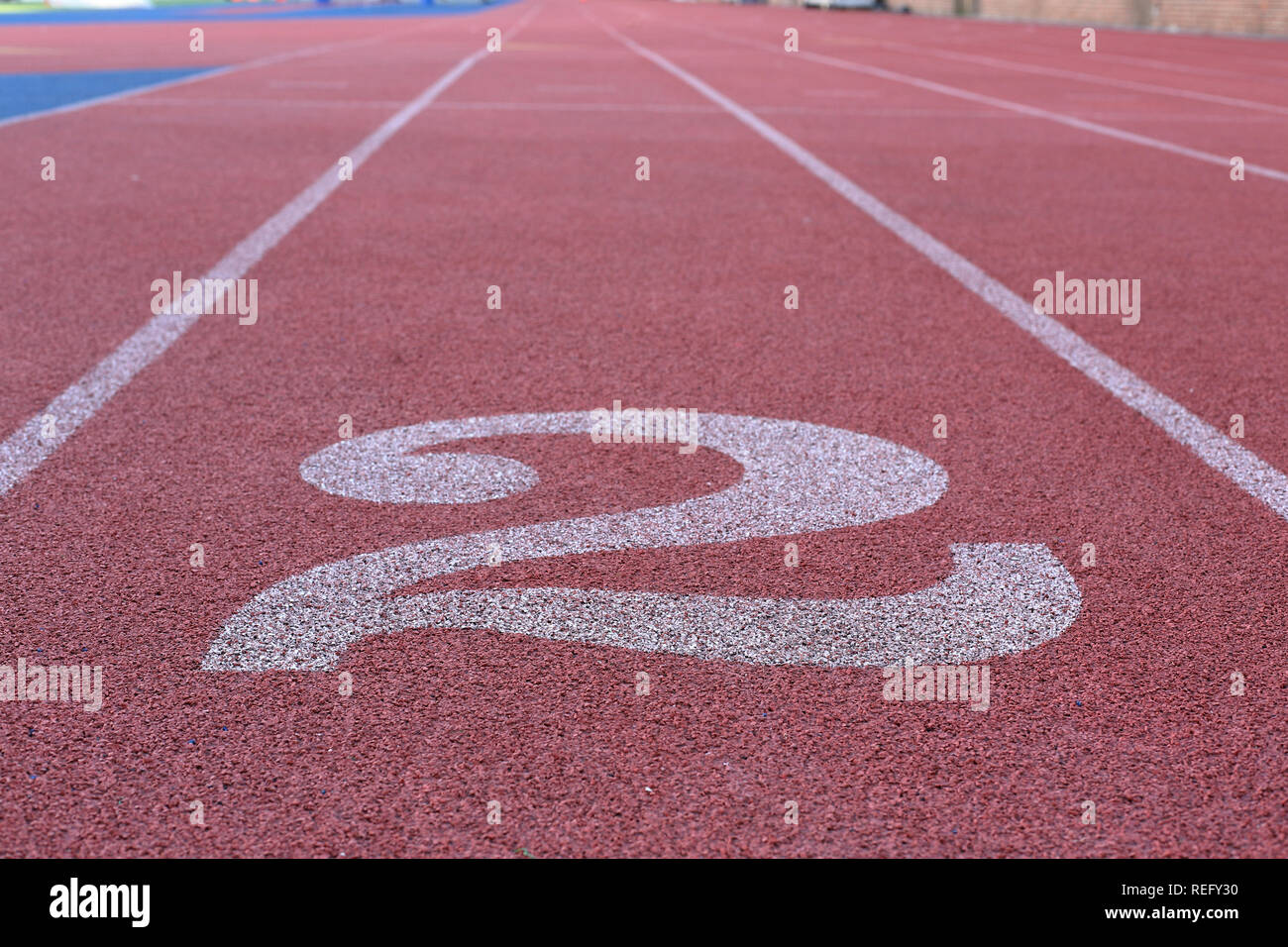 Leichtathletik Race Kurs 2 Stockfoto
