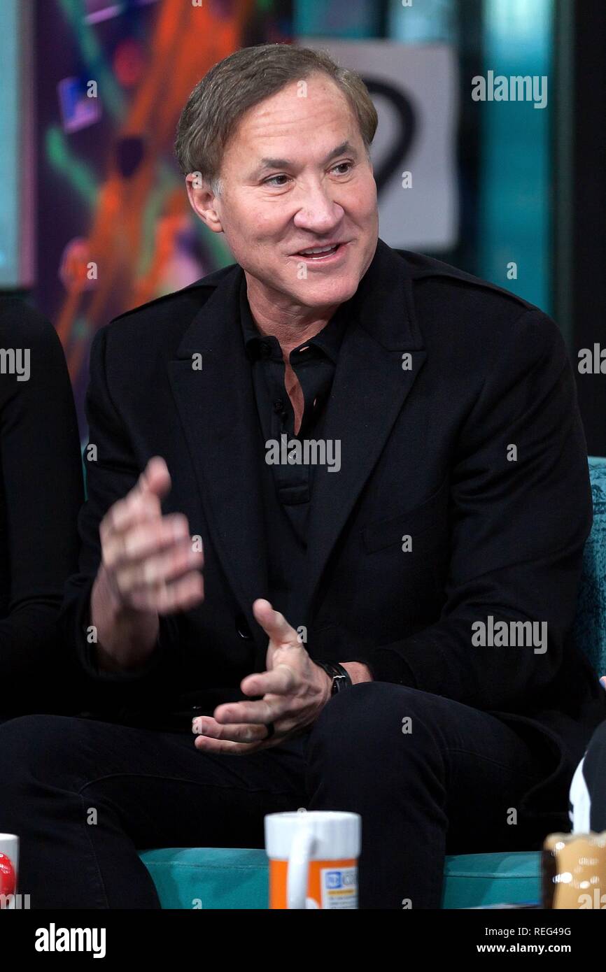 Terry Dubrow innen für AOL bauen Serie Berühmtheit Candids-MON, AOL bauen Serie, New York, NY 21. Januar 2019. Foto: Steve Mack/Everett Collection Stockfoto