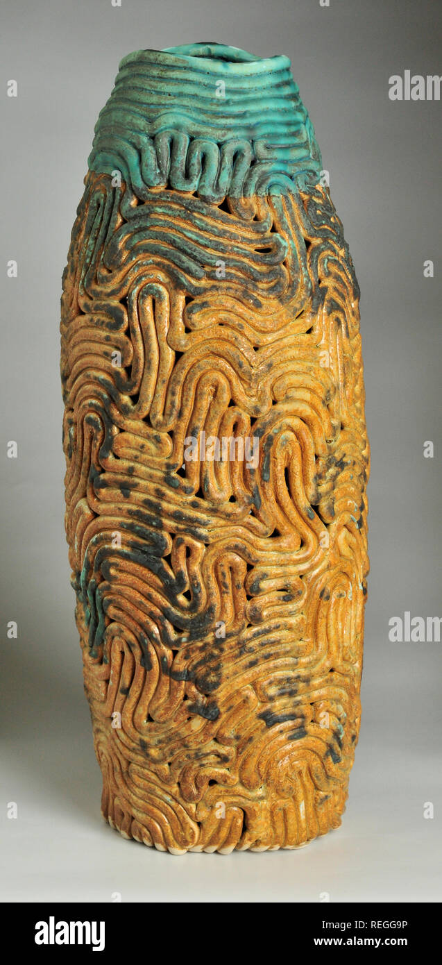 Keramik glasiert Stockfoto