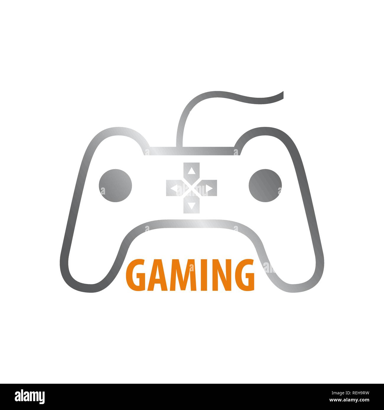 Gaming logo Konzept Design Stick. Symbol grafische Vorlage element Vektor Stock Vektor