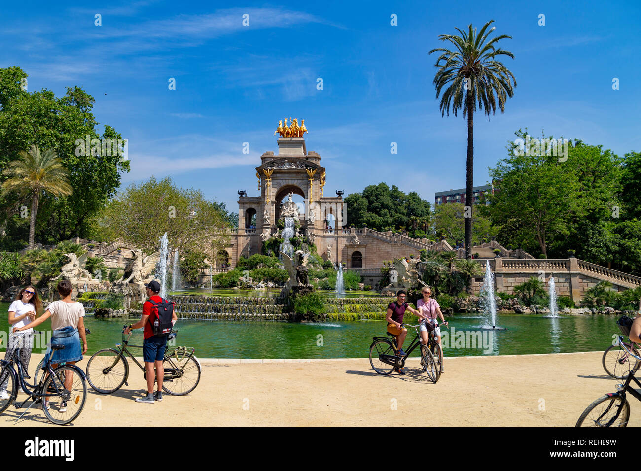 Parc De La Ciutadella, Barcelona Stockfoto
