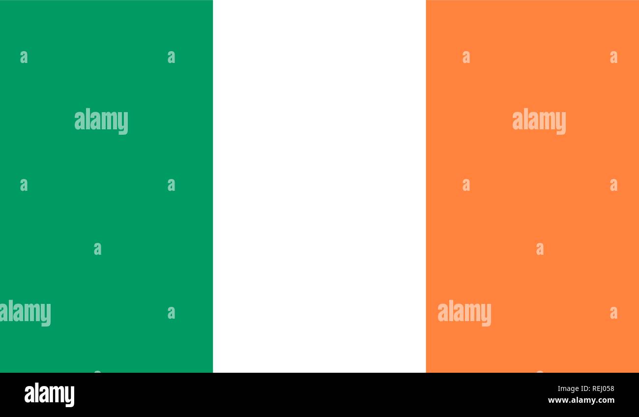 Irland Flagge Stock Vektor